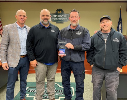 Sewer Award for Outstanding Wasterwater System Operations